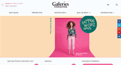 Desktop Screenshot of galeriesdeterrebonne.com